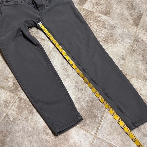 Eddie Bauer Slightly Curvy Skinny Ankle Jeans Low Rise Stretch Gray 2 Petite - Picture 4 of 9